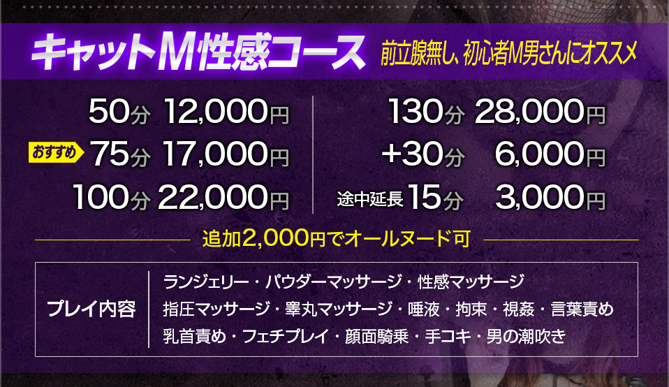 キャットM性感コース