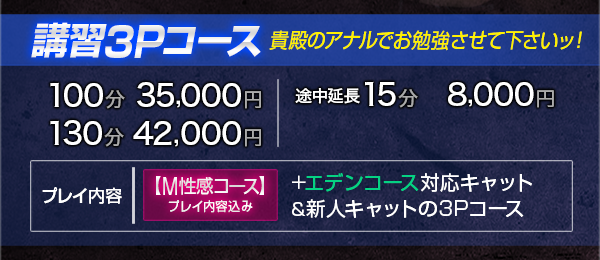 講習3Pコース